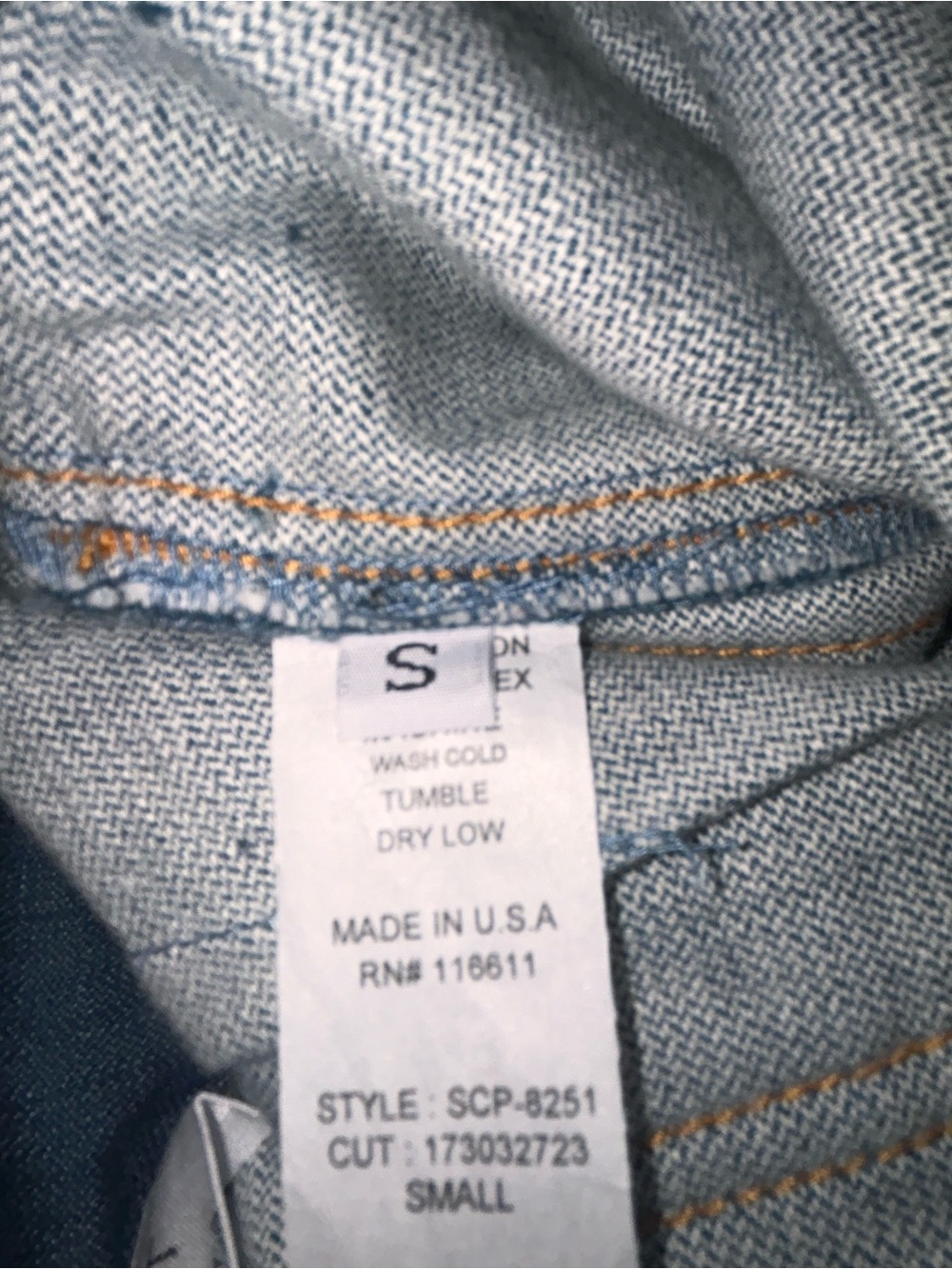 Self Contrast Aria Hi-Waist Denim Pants size S NWT - Picture 8 of 9